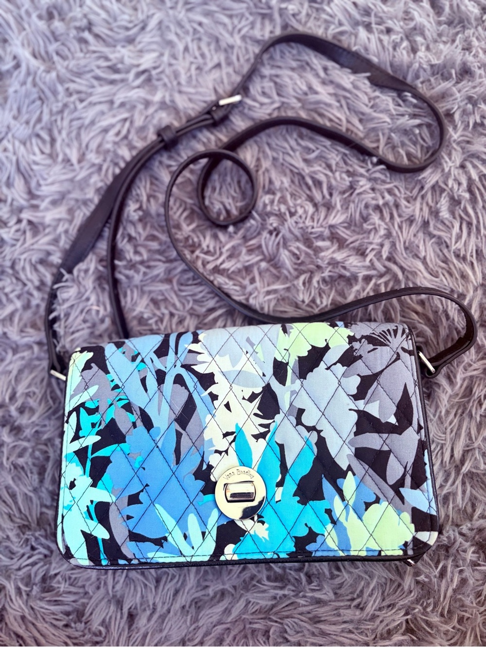 Vera Bradley retired camofloral crossbody bag